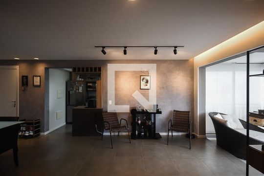 Sala de apartamento para alugar com 2 quartos, 87m² em Jardim Caboré, São Paulo