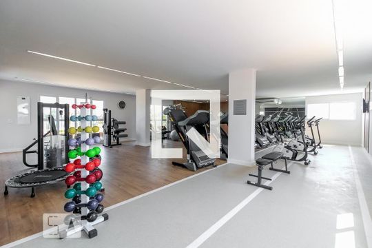 Área comum - Academia de apartamento à venda com 1 quarto, 45m² em Ipiranga, São Paulo
