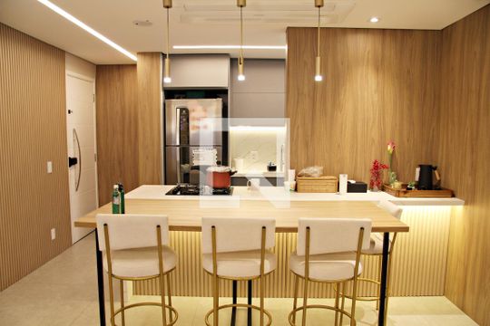 Cozinha de apartamento à venda com 3 quartos, 100m² em Centro, Guarulhos