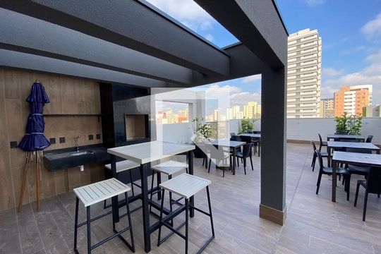 Área comum - Churrasqueira de kitnet/studio à venda com 0 quarto, 25m² em Vila Clementino, São Paulo