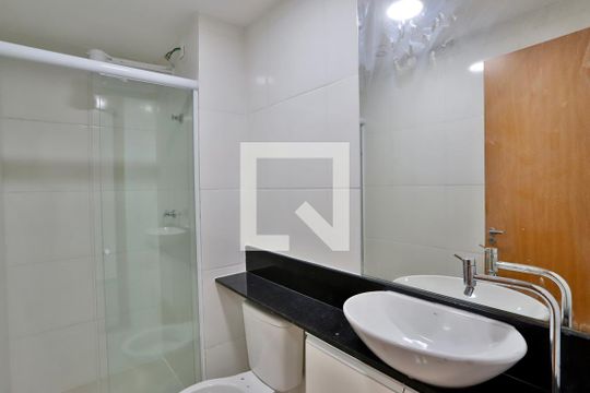 Banheiro de apartamento para alugar com 1 quarto, 24m² em Belenzinho, São Paulo