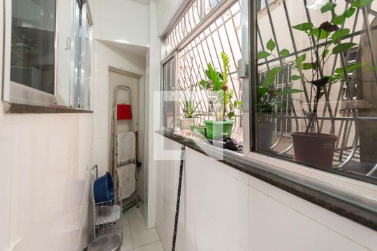 Área de Serviço de apartamento à venda com 2 quartos, 80m² em Grajaú, Rio de Janeiro