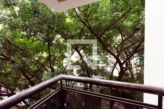 Varanda da Sala de apartamento para alugar com 1 quarto, 36m² em Vila Nova Conceição, São Paulo