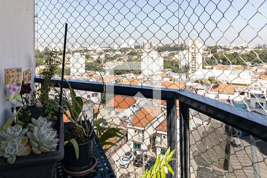 Varanda da Suíte de apartamento à venda com 3 quartos, 72m² em Vila Brasilio Machado, São Paulo