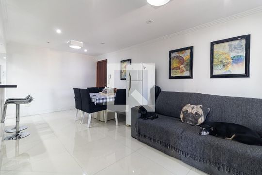 Sala de apartamento à venda com 3 quartos, 72m² em Vila Brasilio Machado, São Paulo