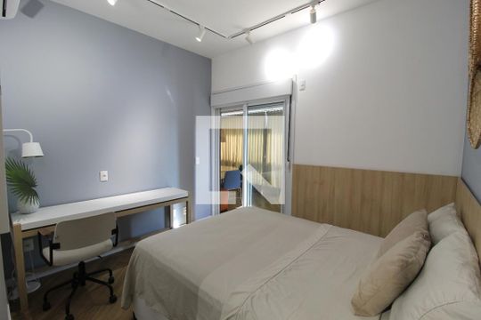 Quarto Suíte de apartamento à venda com 1 quarto, 54m² em Vila Olímpia, São Paulo