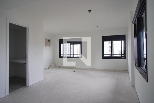 Sala - Quarto de apartamento à venda com 1 quarto, 44m² em Boa Vista, Porto Alegre
