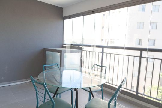 Cozinha de kitnet/studio para alugar com 1 quarto, 40m² em Vila Camargos, Guarulhos