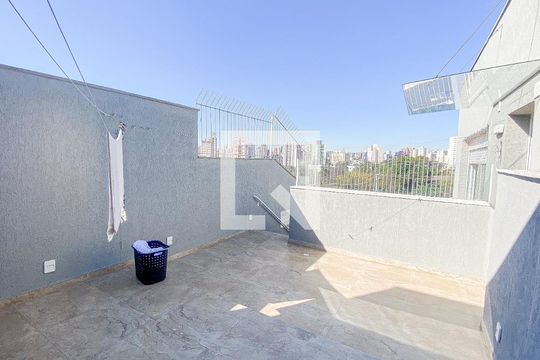 Varanda da Suíte 1 de casa à venda com 4 quartos, 270m² em Vila Alpina, Santo André