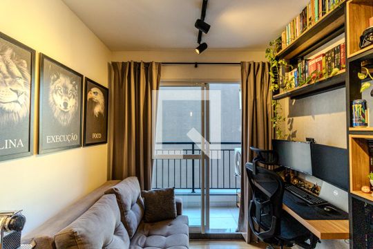 Sala de apartamento à venda com 1 quarto, 28m² em República, São Paulo