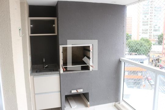 Varanda gourmet de apartamento à venda com 2 quartos, 63m² em Osvaldo Cruz, São Caetano do Sul