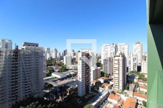 Vista da Varanda de apartamento para alugar com 1 quarto, 85m² em Vila Olímpia, São Paulo
