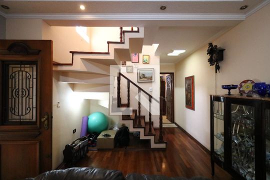 Sala de casa à venda com 3 quartos, 192m² em Vila Humaitá, Santo André