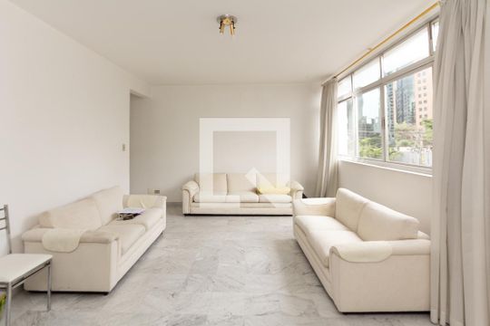 Sala de apartamento à venda com 3 quartos, 130m² em Jardim Paulista, São Paulo