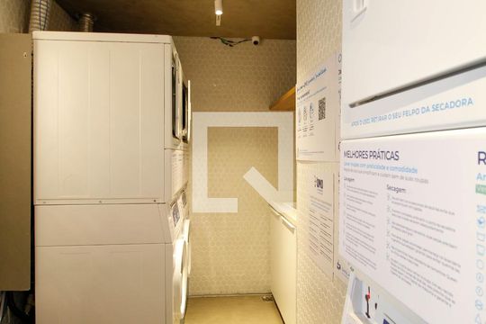 Área Comum - Lavanderia de kitnet/studio à venda com 1 quarto, 31m² em Cerqueira César, São Paulo
