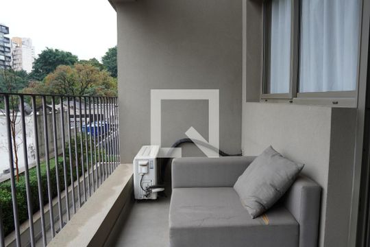 Varanda de apartamento à venda com 1 quarto, 31m² em Cerqueira César, São Paulo