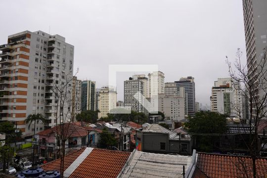 Vista da Varanda de apartamento à venda com 1 quarto, 31m² em Cerqueira César, São Paulo