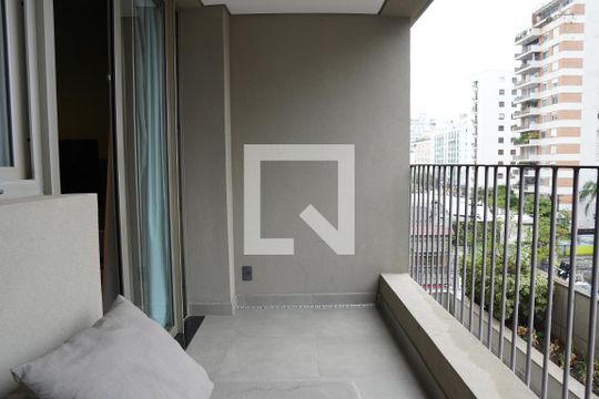 Varanda de apartamento à venda com 1 quarto, 31m² em Cerqueira César, São Paulo