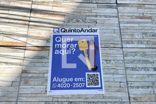 Plaquinha de casa para alugar com 1 quarto, 54m² em Americanópolis, São Paulo