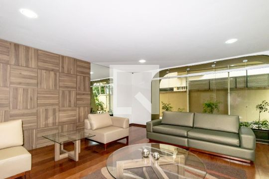 Área comum - Hall de entrada de apartamento para alugar com 1 quarto, 44m² em Vila Nova Conceição, São Paulo