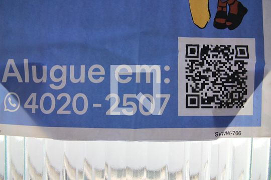 Placa de apartamento para alugar com 1 quarto, 40m² em Taboão, São Bernardo do Campo