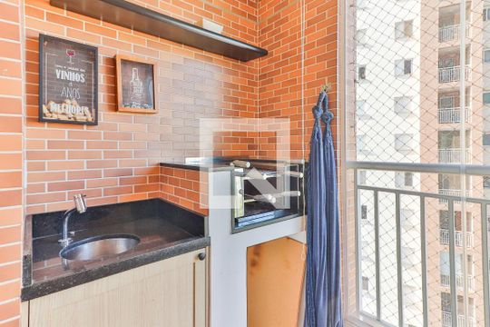 Varanda gourmet de apartamento à venda com 3 quartos, 70m² em Jaguaré, São Paulo