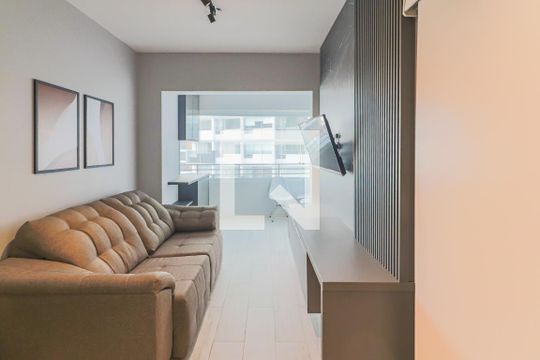 Sala de apartamento para alugar com 1 quarto, 37m² em Butantã, São Paulo