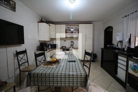 Cozinha de casa à venda com 3 quartos, 150m² em Conjunto Residencial Sitio Oratorio, São Paulo