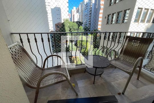 Varanda da Sala de apartamento à venda com 2 quartos, 130m² em Jardim Paulista, São Paulo