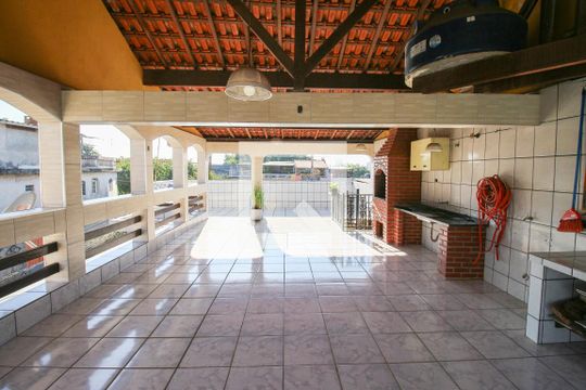 Área comum - Churrasqueira de casa à venda com 5 quartos, 369m² em Conjunto Habitacional A. E. Carvalho, São Paulo