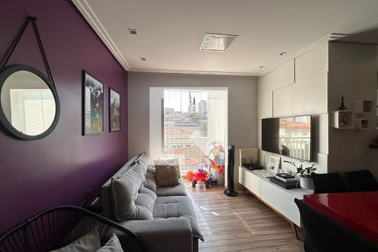 Sala de apartamento à venda com 2 quartos, 54m² em Vila Siqueira (zona Norte), São Paulo