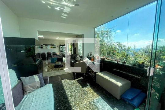 sala de casa à venda com 4 quartos, 290m² em Serra, Belo Horizonte