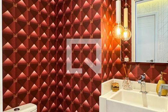 Lavabo de apartamento para alugar com 3 quartos, 110m² em Alphaville Empresarial, Barueri