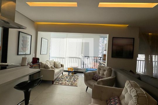 Sala de apartamento para alugar com 3 quartos, 110m² em Alphaville Empresarial, Barueri