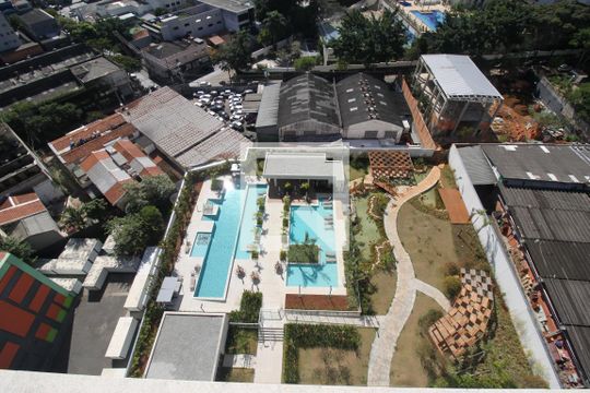 Sacada Vista  de apartamento à venda com 3 quartos, 121m² em Vila Sofia, São Paulo