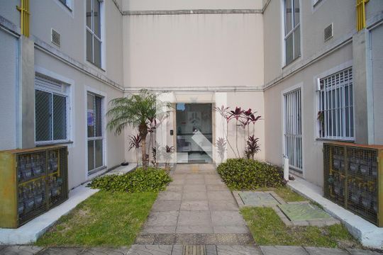 Fachada do bloco de apartamento à venda com 2 quartos, 40m² em Rondônia, Novo Hamburgo