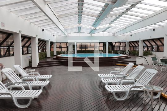 Área comum - Piscina de kitnet/studio para alugar com 1 quarto, 24m² em Indianópolis, São Paulo