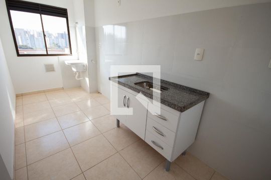 Cozinha de apartamento para alugar com 2 quartos, 45m² em Jardim Maria Goretti, Ribeirão Preto