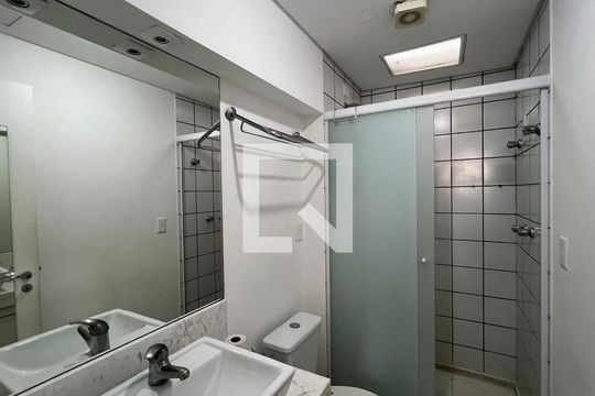 Banheiro da Suíte de apartamento à venda com 1 quarto, 32m² em Paraíso, São Paulo