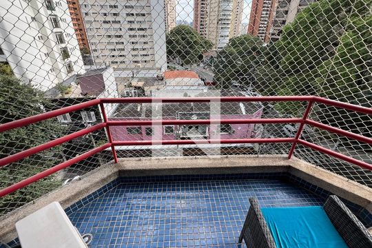 Sacada de apartamento à venda com 1 quarto, 32m² em Paraíso, São Paulo