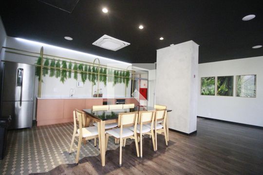Área Comum  de apartamento para alugar com 1 quarto, 21m² em Indianópolis, São Paulo
