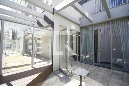 Área comum Sala Multi de apartamento para alugar com 1 quarto, 21m² em Indianópolis, São Paulo