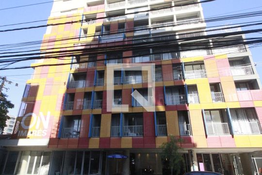 Fachada de apartamento para alugar com 1 quarto, 21m² em Indianópolis, São Paulo