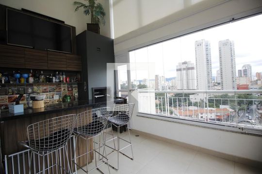 Varanda gourmet de apartamento à venda com 2 quartos, 105m² em Santa Teresinha, São Paulo