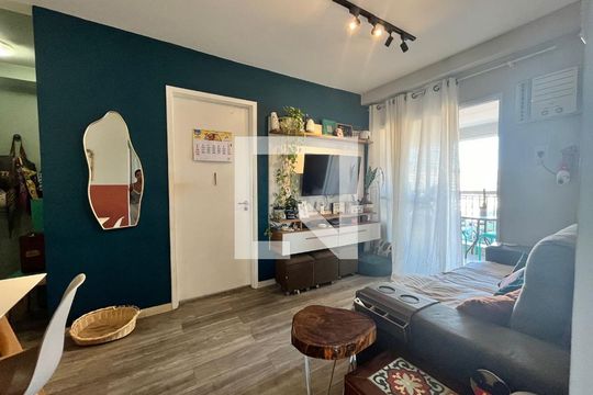 Sala de apartamento para alugar com 2 quartos, 62m² em Vicente de Carvalho, Rio de Janeiro