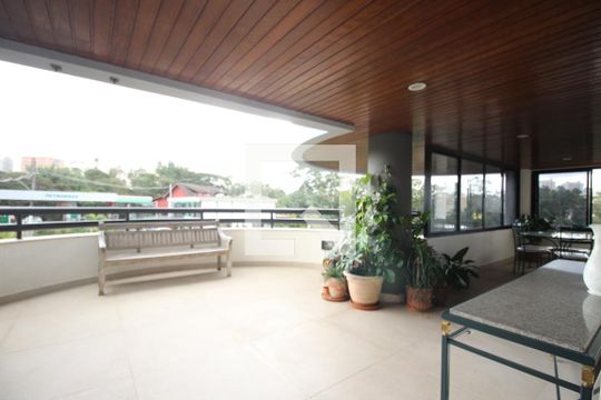 Varanda da Sala de apartamento à venda com 4 quartos, 220m² em Paraíso do Morumbi, São Paulo