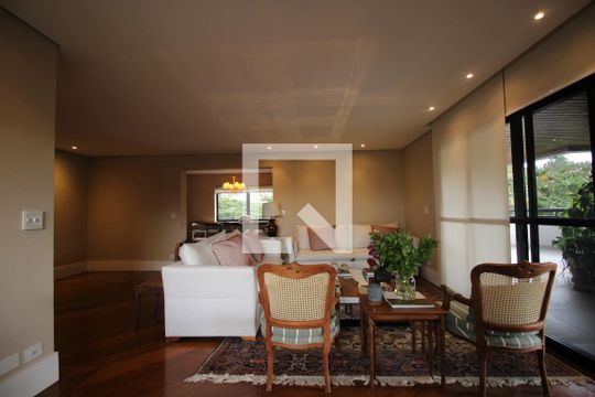 Sala de apartamento à venda com 4 quartos, 220m² em Paraíso do Morumbi, São Paulo