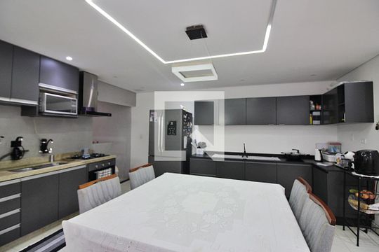 Sala/Cozinha de casa à venda com 3 quartos, 167m² em Jordanópolis, São Bernardo do Campo