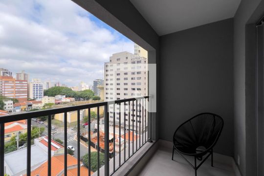 Varanda de kitnet/studio à venda com 1 quarto, 25m² em Vila Mariana, São Paulo