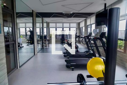Área comum - Academia de apartamento para alugar com 1 quarto, 34m² em Saúde, São Paulo